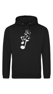 Hoodie - Man Black - OPTION A - Light - Front