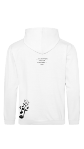 Hoodie - Man White - OPTION B - Dark - Back