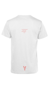 TU01B - Man White - OPTION A - Red - Back