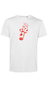 TU01B - Man White - OPTION A - Red - Front