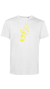 TU01B - Man White - OPTION A - Yellow - Front