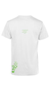 TU01B - Man White - OPTION B - Green - Back