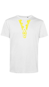 TU01B - Man White - OPTION B - Yellow - Front