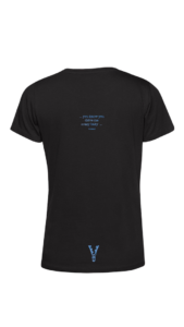 TU02B - Woman Black - OPTION A - Blue - Back