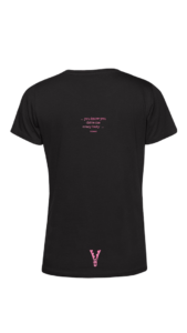 TU02B - Woman Black - OPTION A - Pink - Back