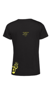 TU02B - Woman Black - OPTION B - Yellow - Back