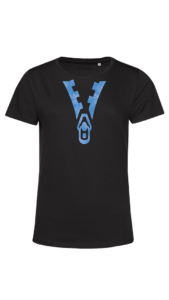 TU02B - Woman Black - OPTION C - Blue - Front