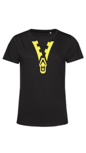 TU02B - Woman Black - OPTION C - Yellow - Front