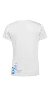 TU02B - Woman White - OPTION C - Blue - Back