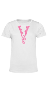 TU02B - Woman White - OPTION C - Pink - Front